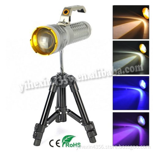 Colorful Outdoor Camping Aluminum led Flashlights Night Fishing Lights